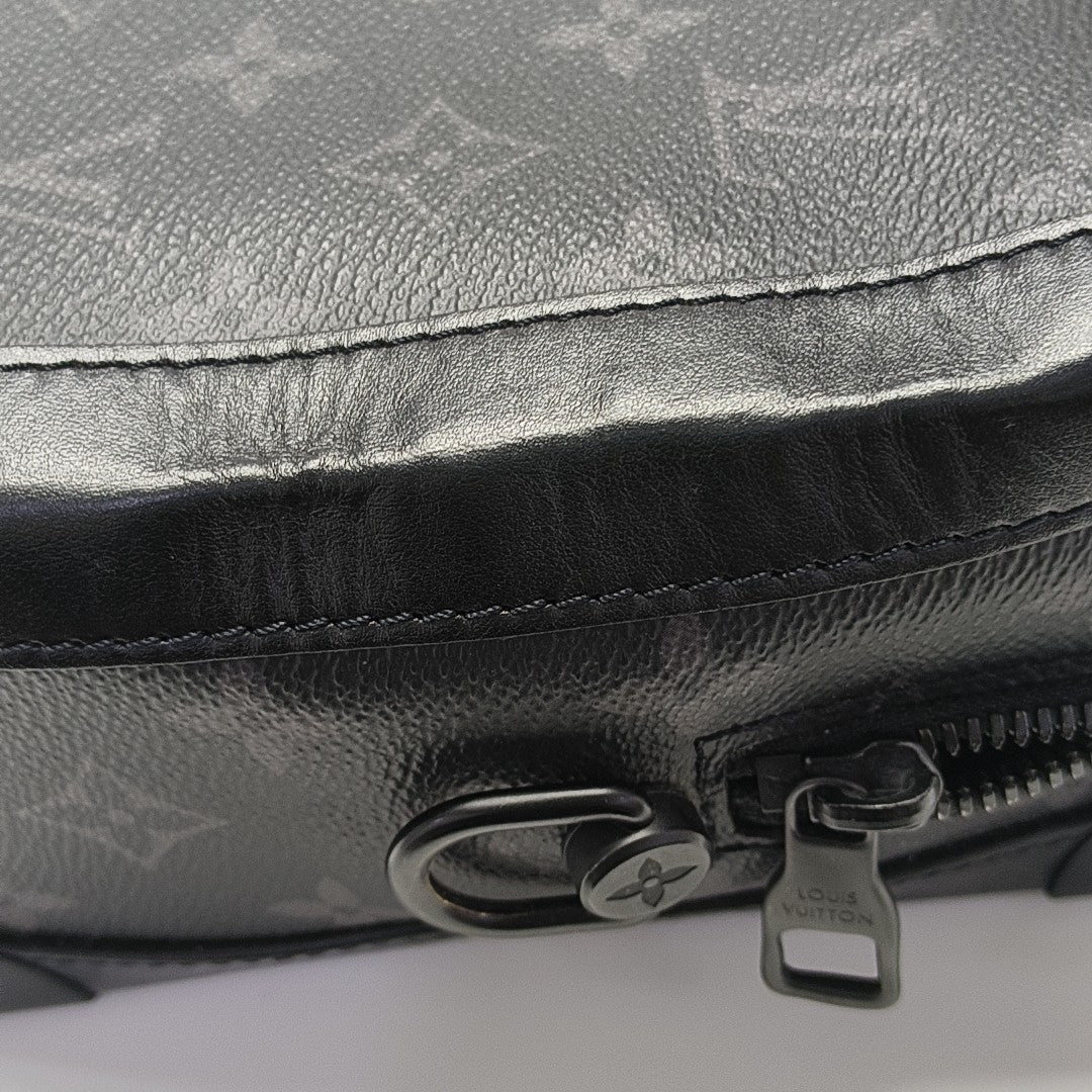SOFT TRUNK Monogram Coated Canvas Black