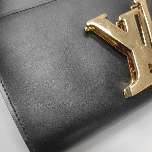 LOUISE GM Calfskin Black