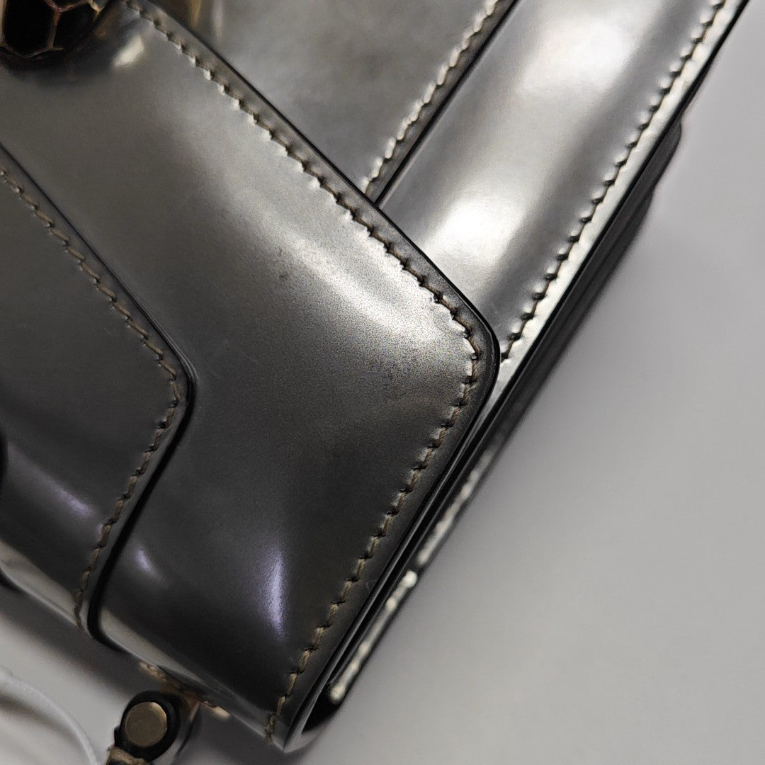 SERPENTI FOREVER Small Calfskin Gray