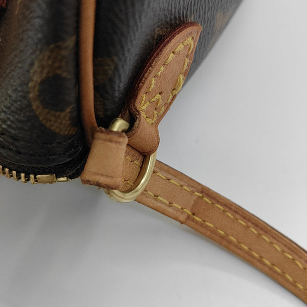SPEEDY Nano Monogram Coated Canvas Brown