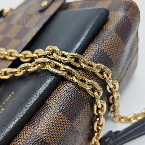 VAVIN PM Damier Ebene Coated Canvas Brown