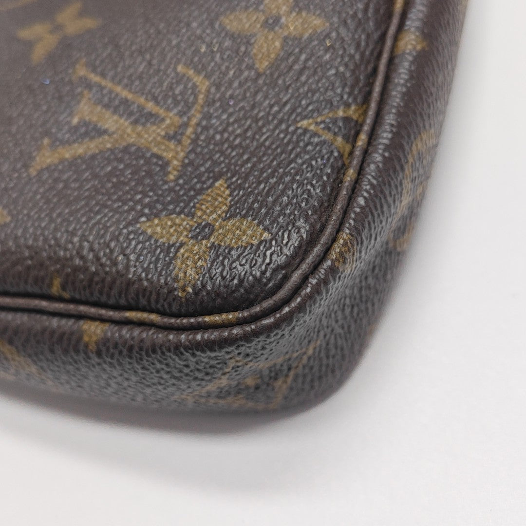ACCESSOIRES Mini Monogram Coated Canvas Brown