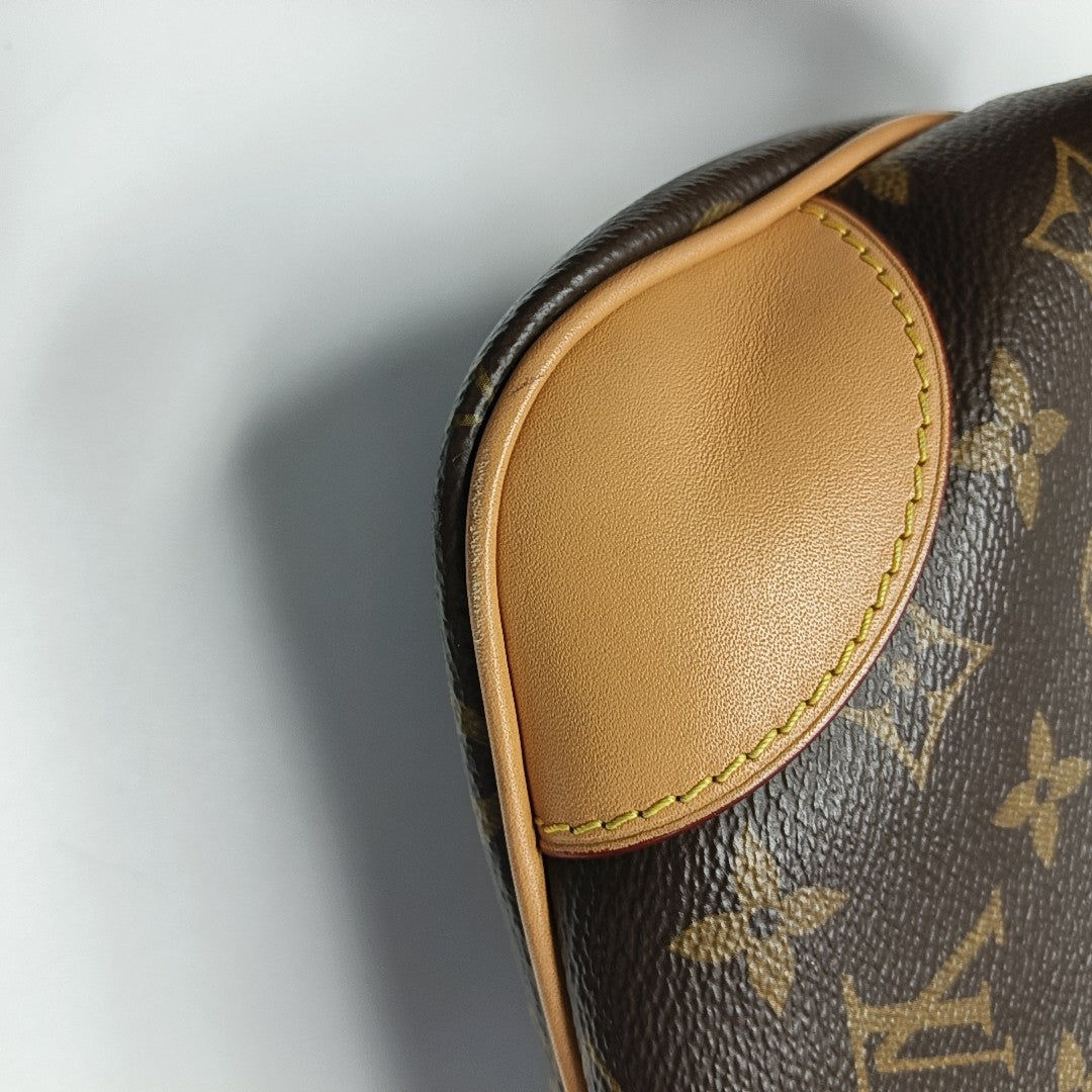 BOULOGNE Lona Monogram Revestida Marrón