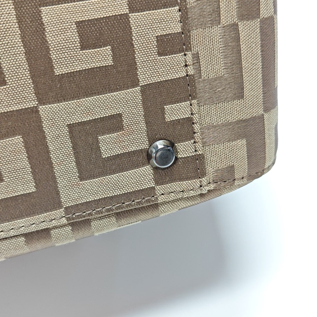 Canvas Shoulder Bag Brown