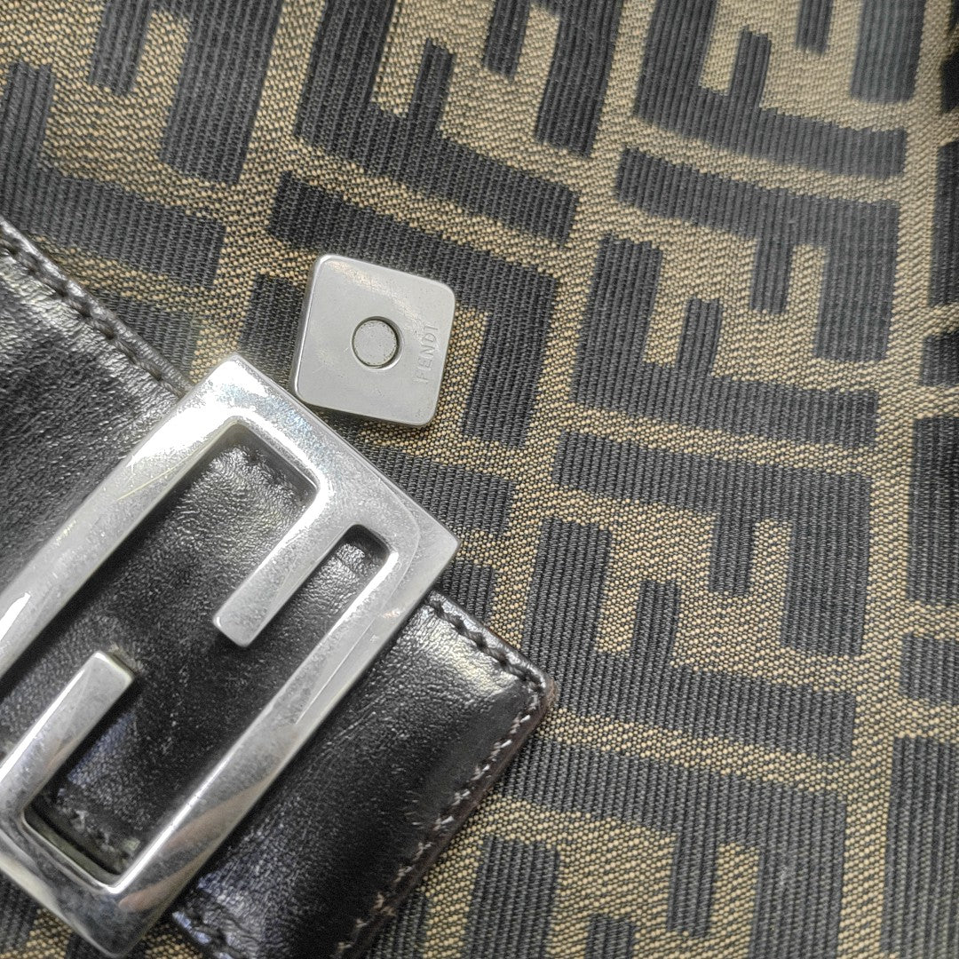 Canvas Shoulder Bag Brown