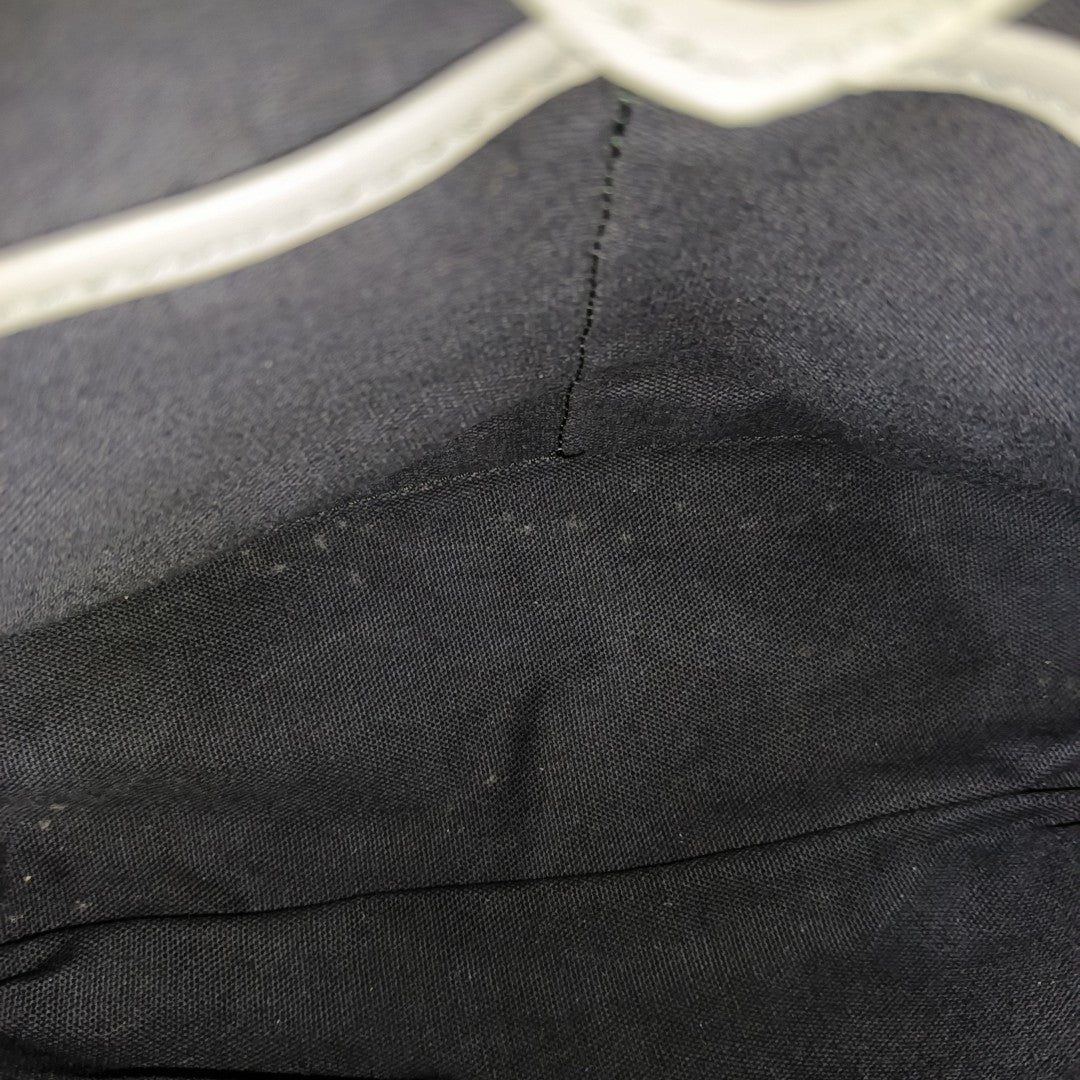 The Banner Medium Calfskin Gray