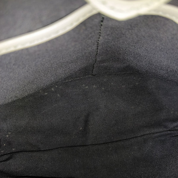 The Banner Medium Calfskin Gray