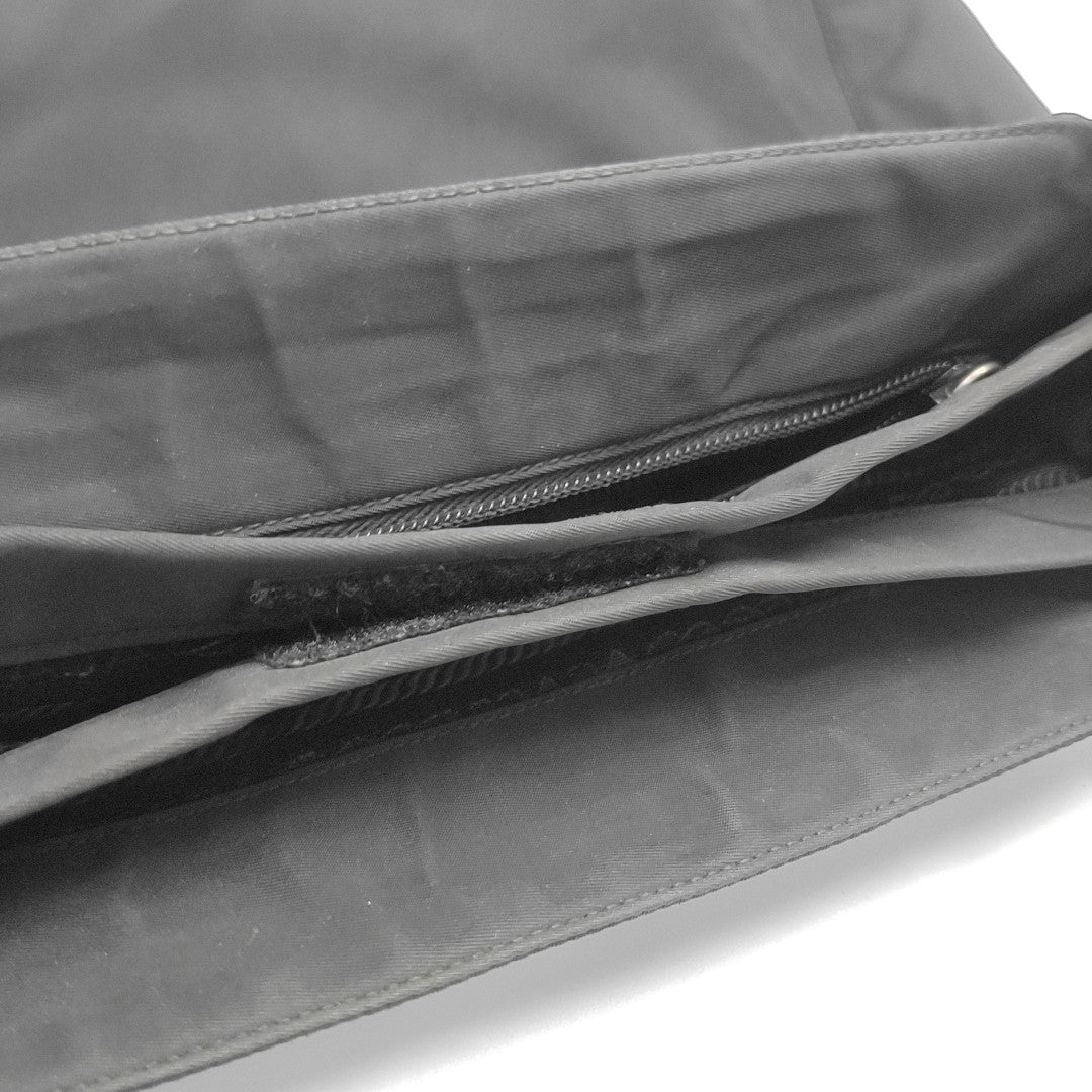 Nylon Shoulder Bag Black