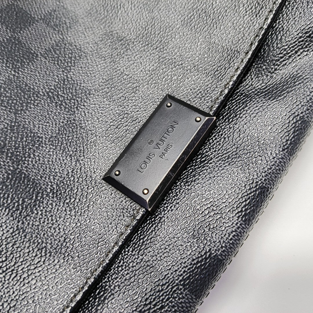 DISTRICT MM Damier Graphite Coated Canvas Gray