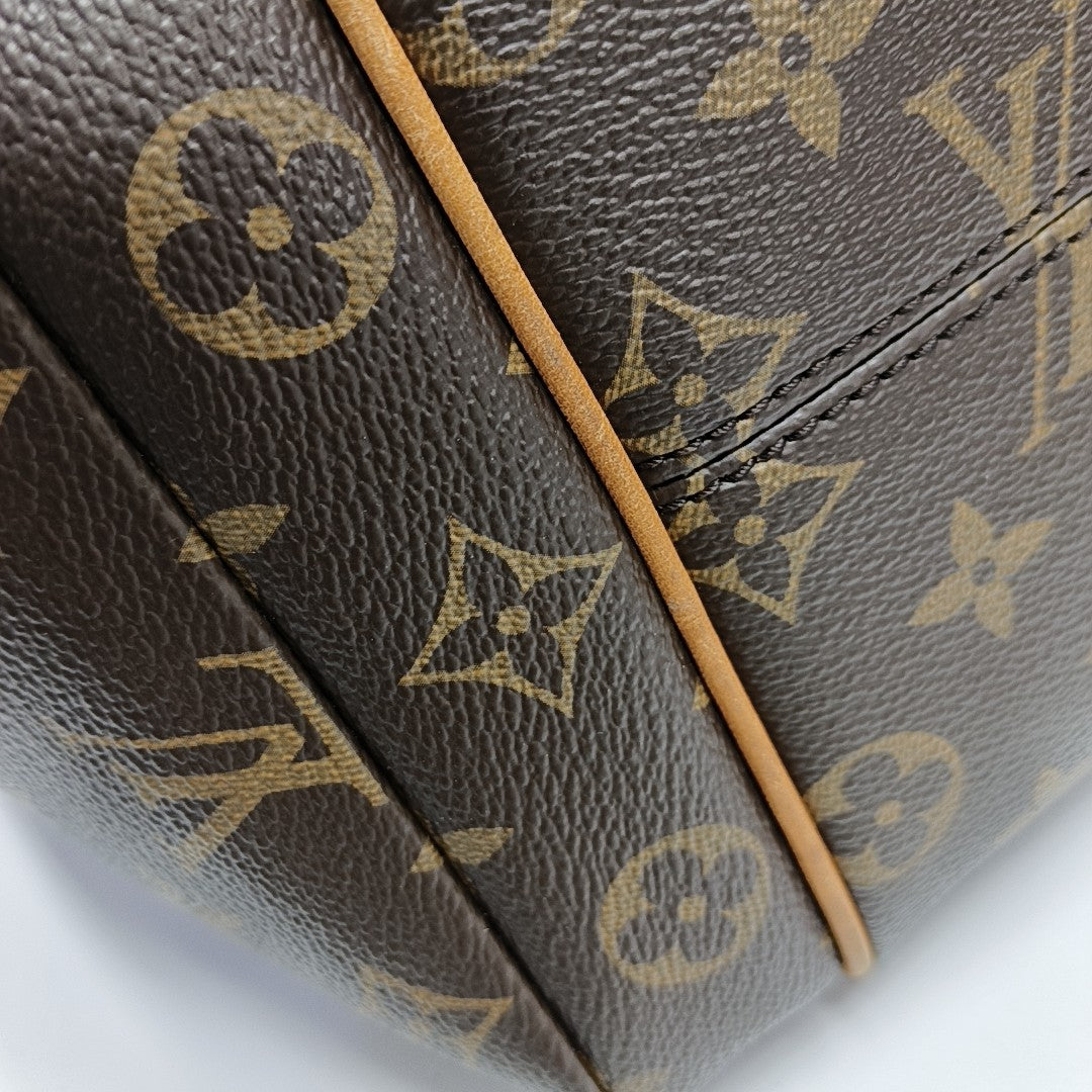 TOTALLY MM Monogram Coated Canvas Brown