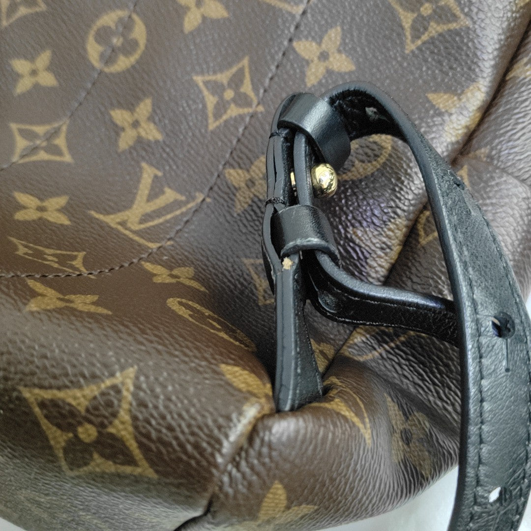 PALM SPRINGS PM Monogram Coated Canvas Brown