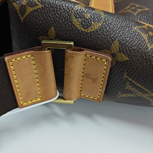 VALMY Monogram Coated Canvas Brown