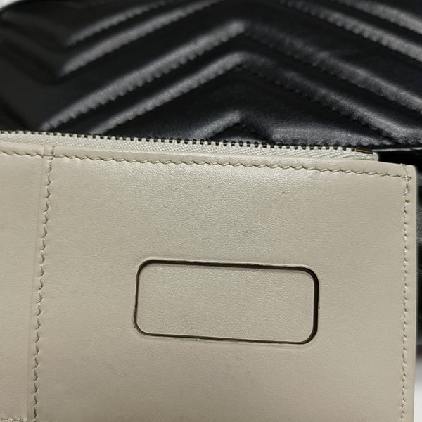 GG Marmont Mini Quilted Calfskin Black