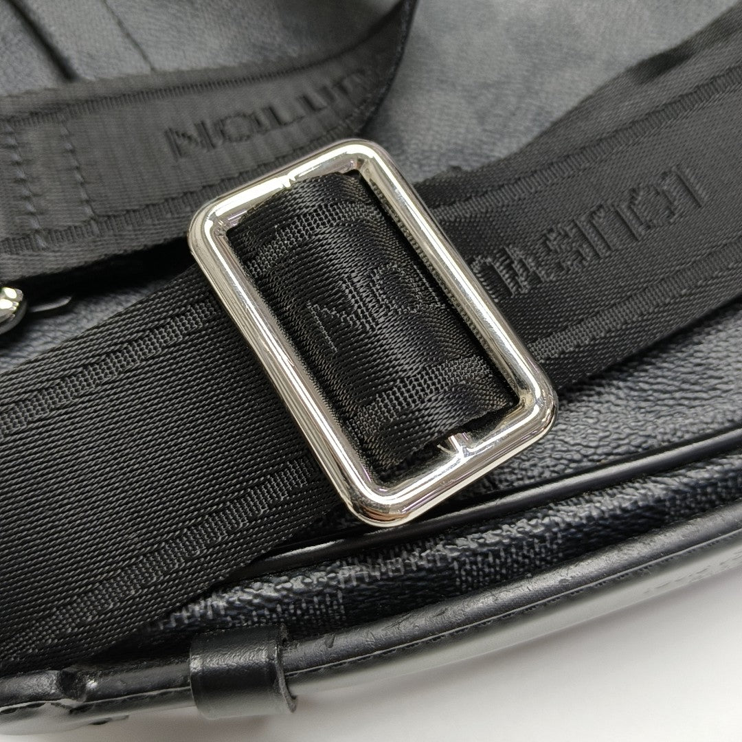 AMBLER Damier Graphite Coated Canvas Black