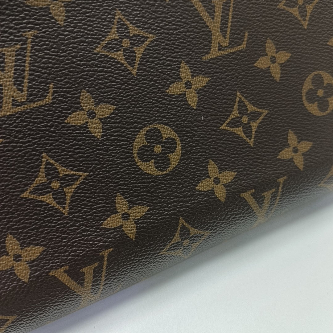 FÉLICIE Monogram Coated Canvas Brown