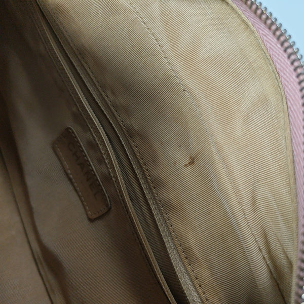 BOWLER Quilted Grained Calfskin Pink