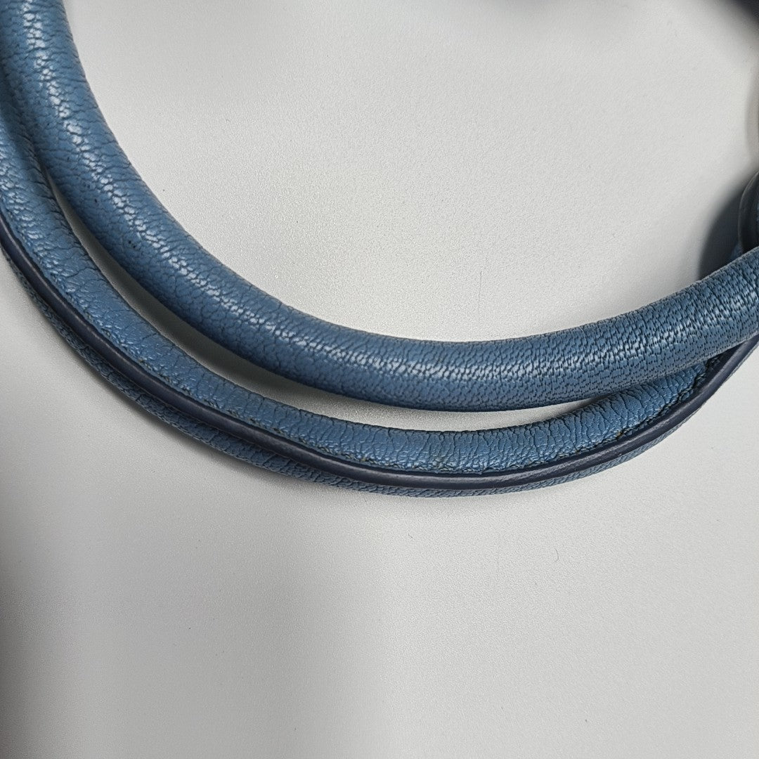 Calfskin Tote Bag Blue