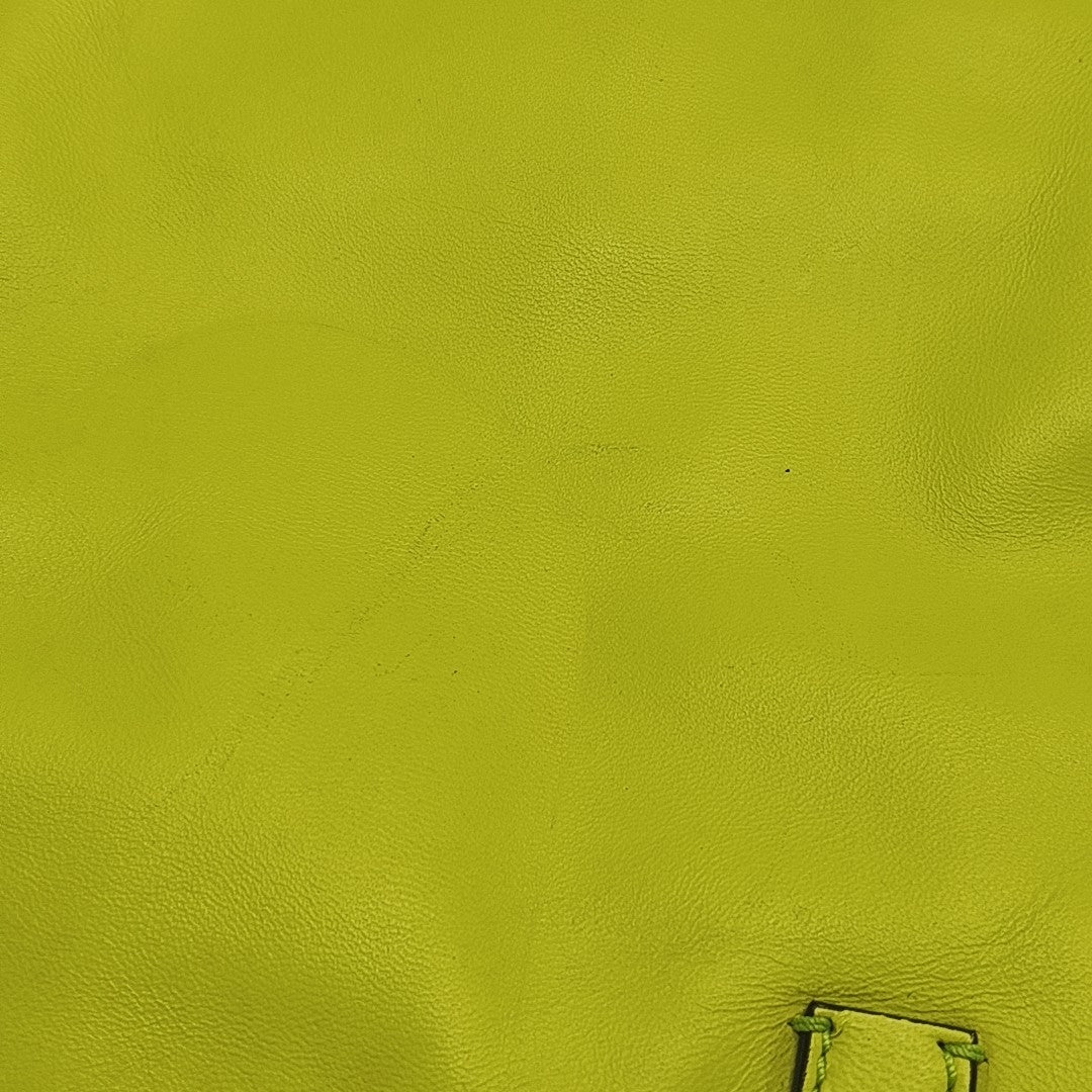 Rockstud Calfskin Yellow