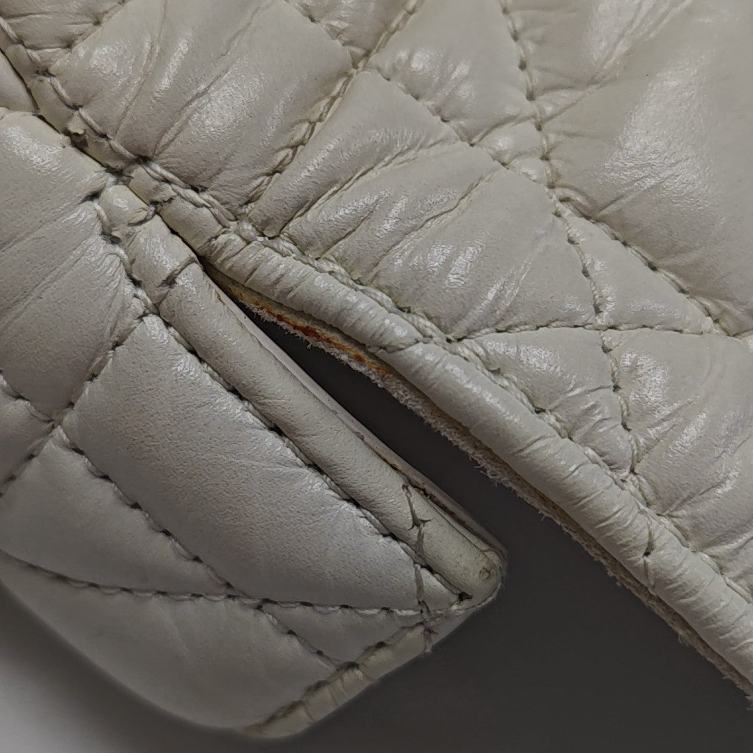 Diorcamp Small Cannage Calfskin White