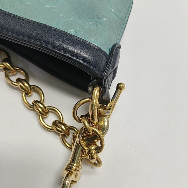Calfskin Bucket Bag Small Blue