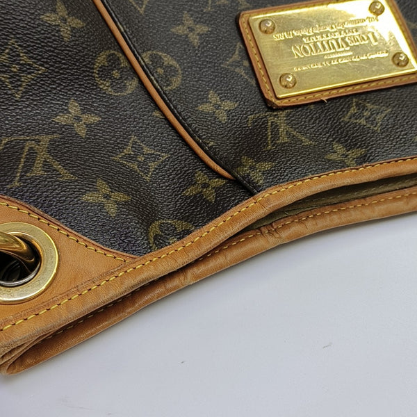 GALLIERA Monogram Coated Canvas Brown