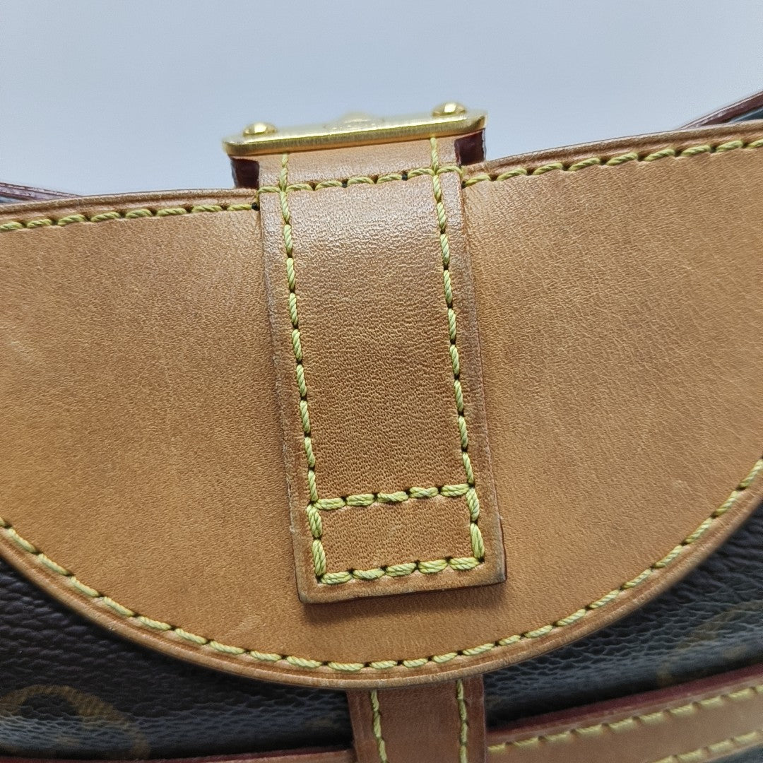 DUFFLE Monogram Coated Canvas Brown