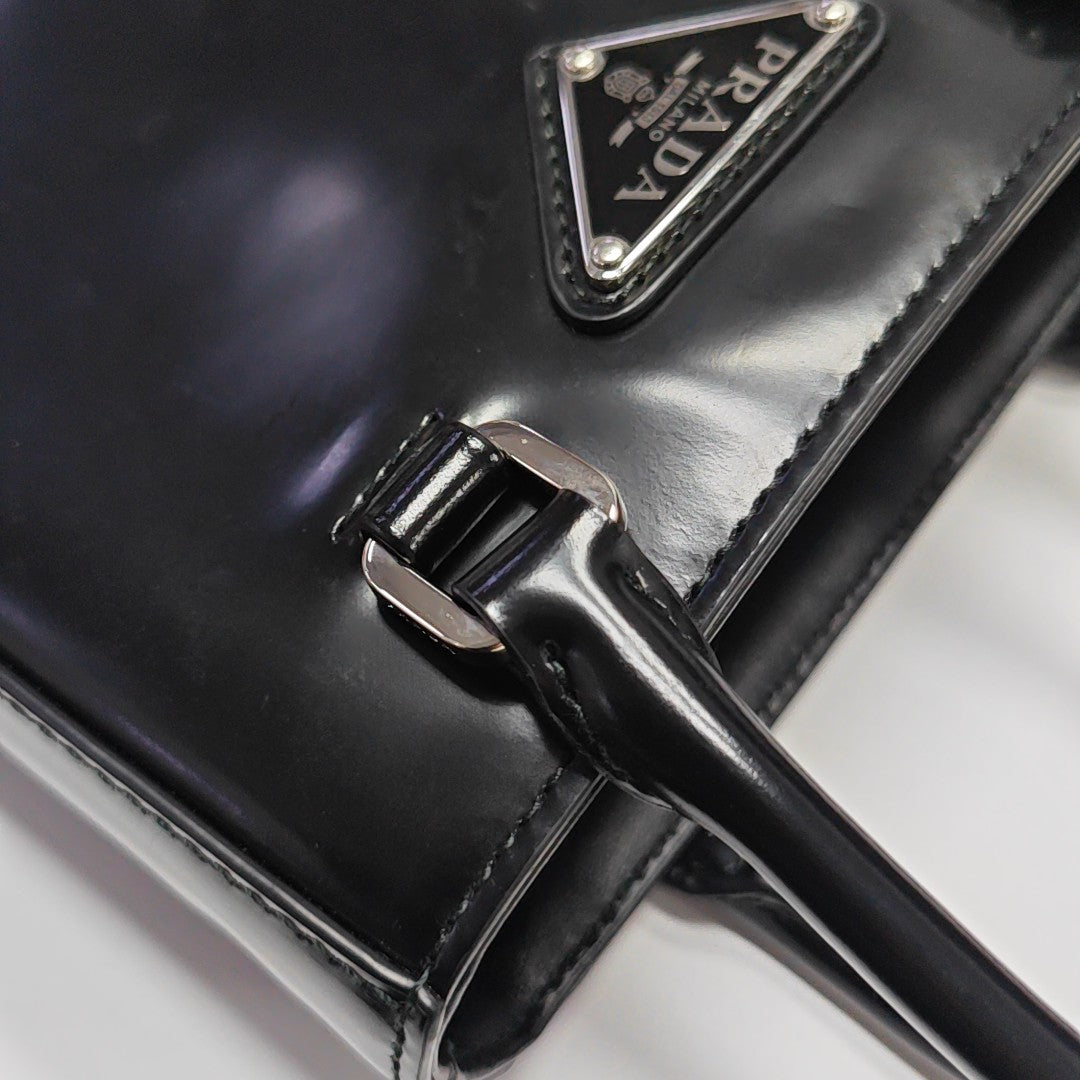 Galleria Small Calfskin Black