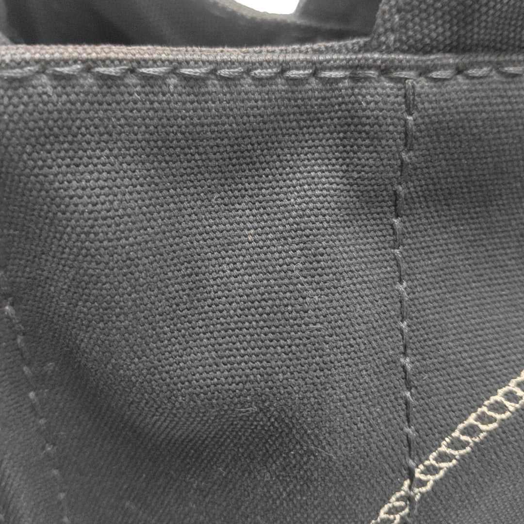 Denim Quilted Canvas Black