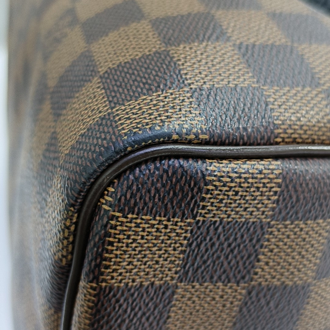 SPEEDY 30 Damier Ebene Coated Canvas Brown
