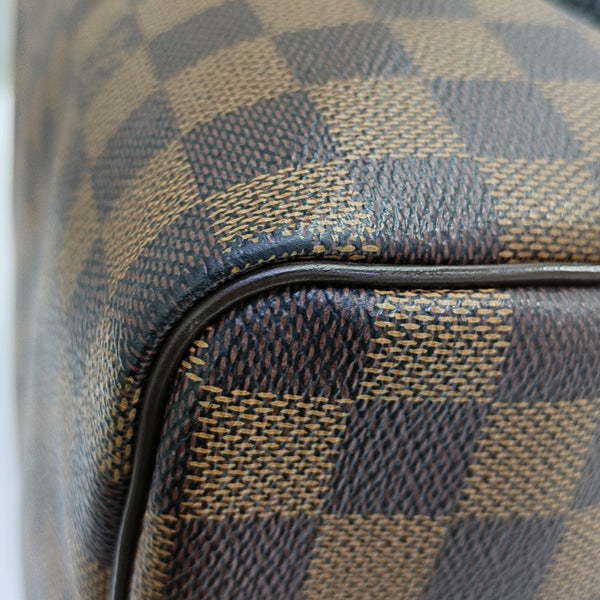 SPEEDY 30 Damier Ebene Coated Canvas Brown