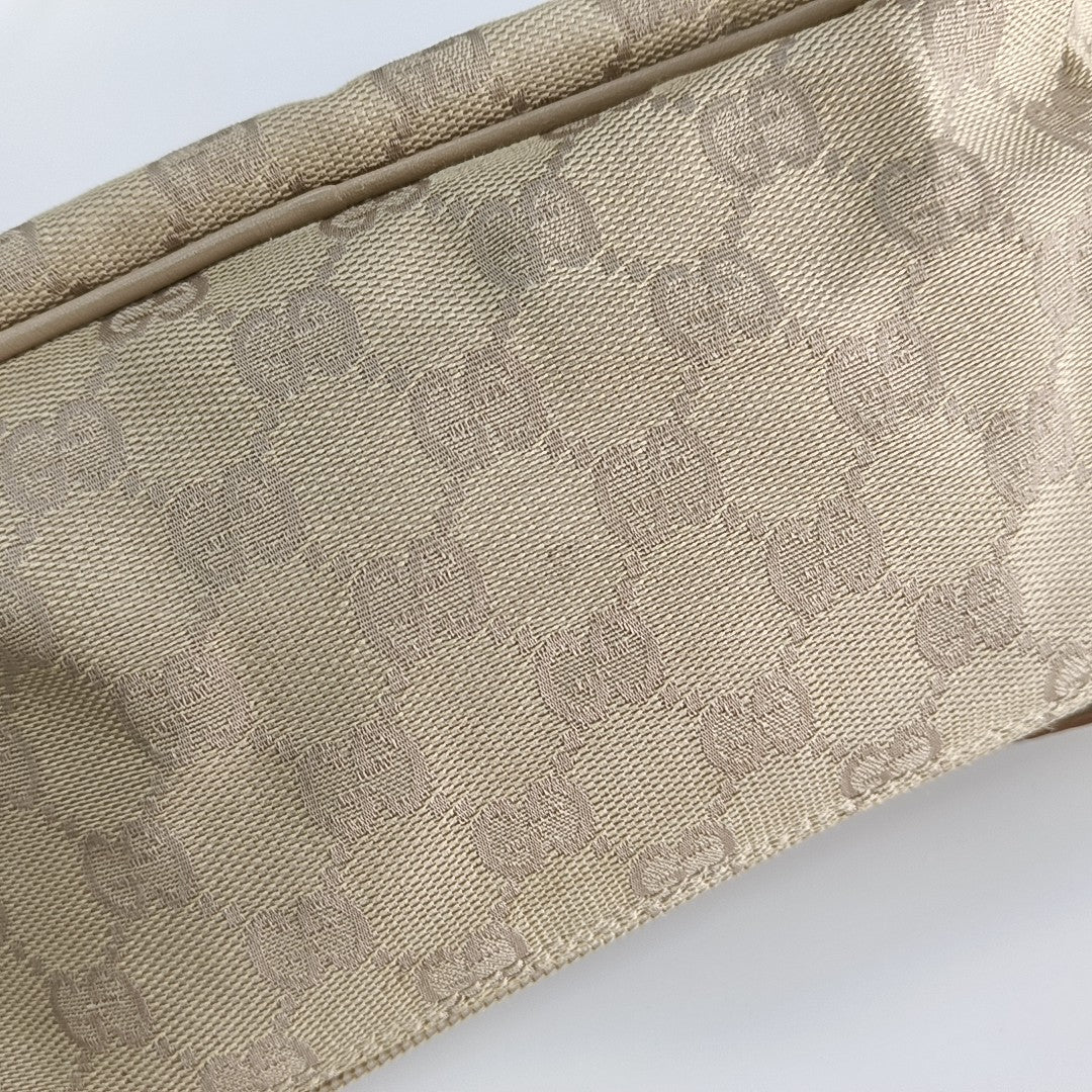 Monogram Canvas Top Handle Bag Beige