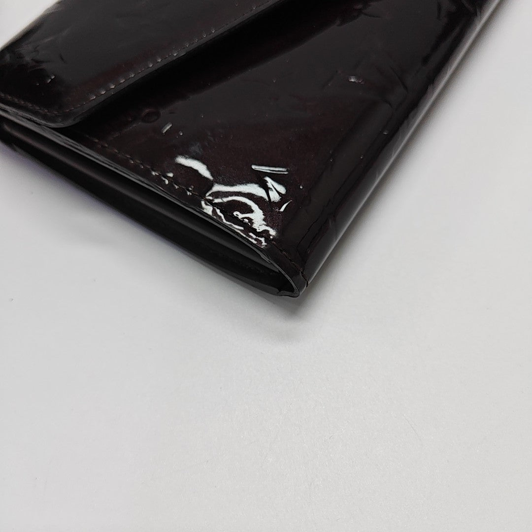 SARAH Patent Leather Red Wallet