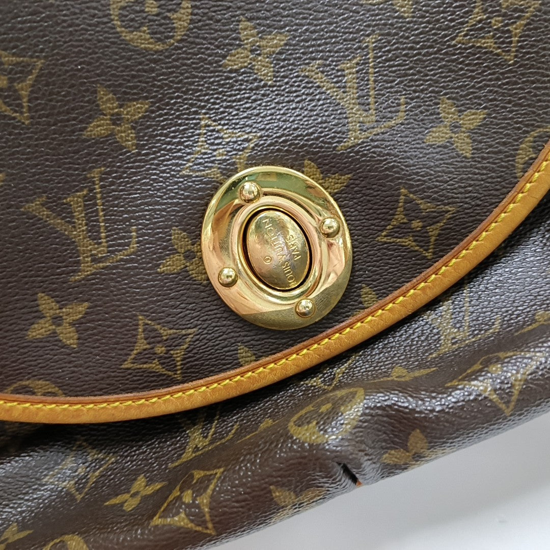 TULUM GM Monogram Coated Canvas Brown