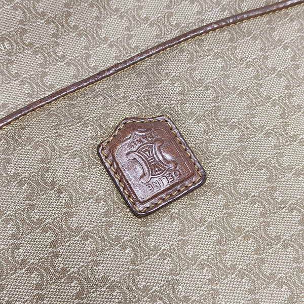 MACADAM CLUTCHES Coated Canvas Beige