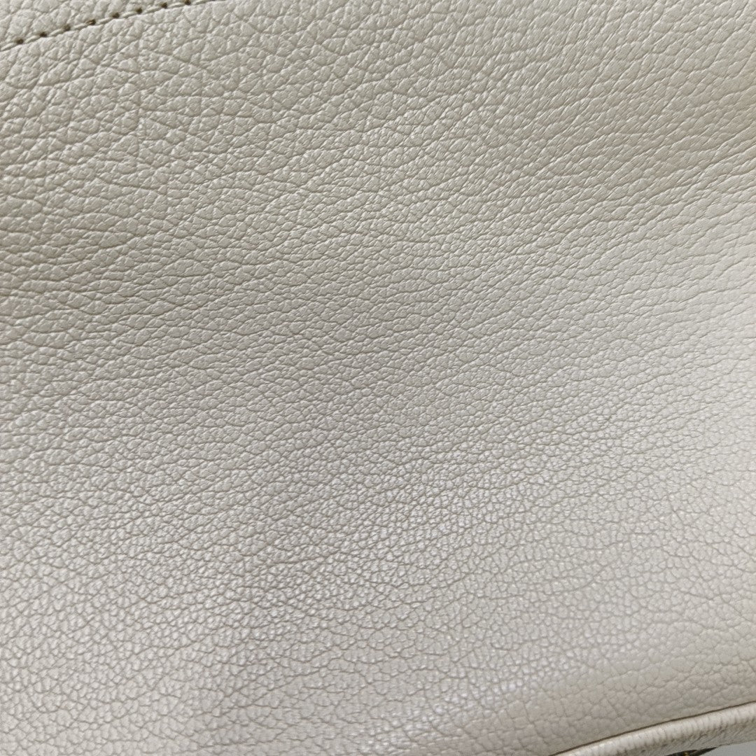 Aphrodite Small Calfskin White