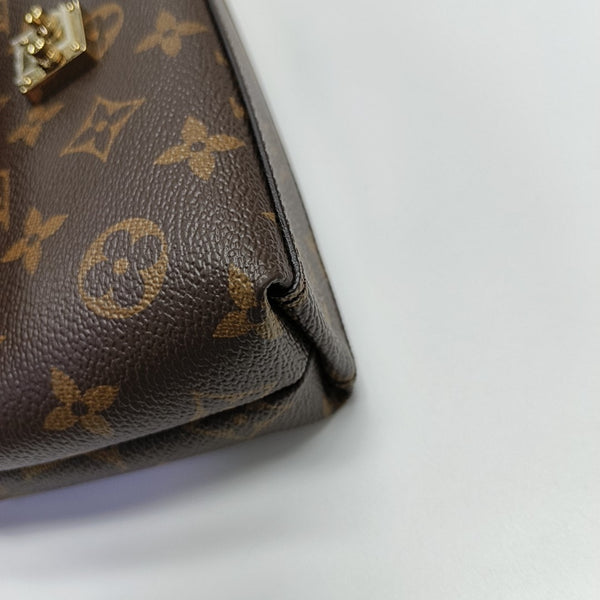 MADELEINE Monogram Coated Canvas Brown