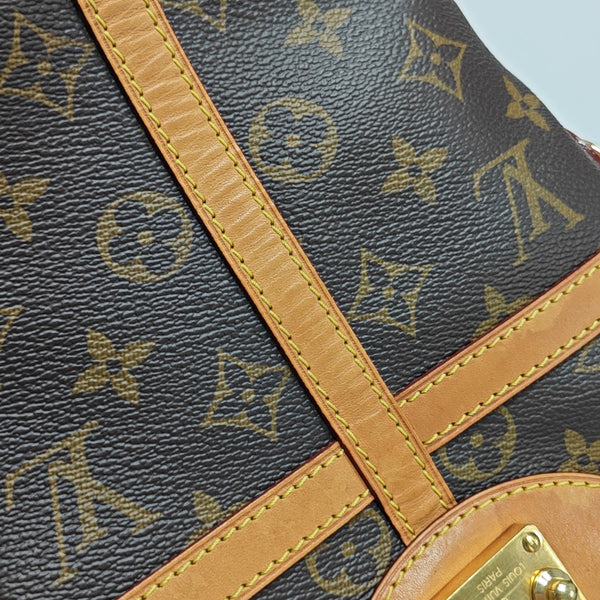 DUFFLE Monogram Coated Canvas Brown