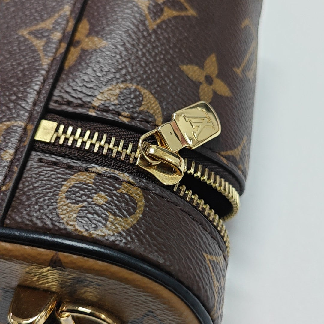 Vanity Chain Pouch Monogram Coated Canvas Brown