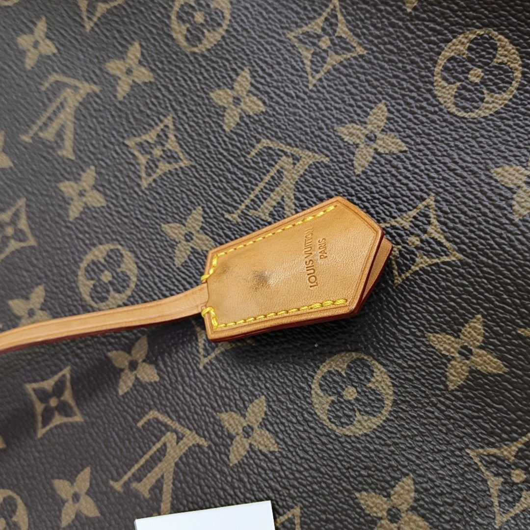 LOCKIT Monogram Coated Canvas Brown