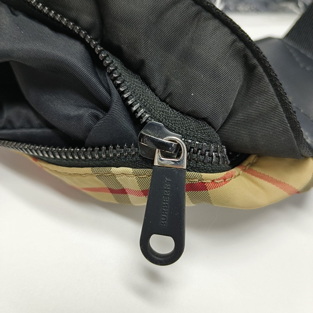 Fabric Belt Bag Brown