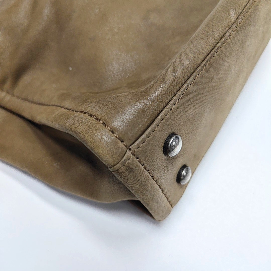 Quilted Calfskin Brown