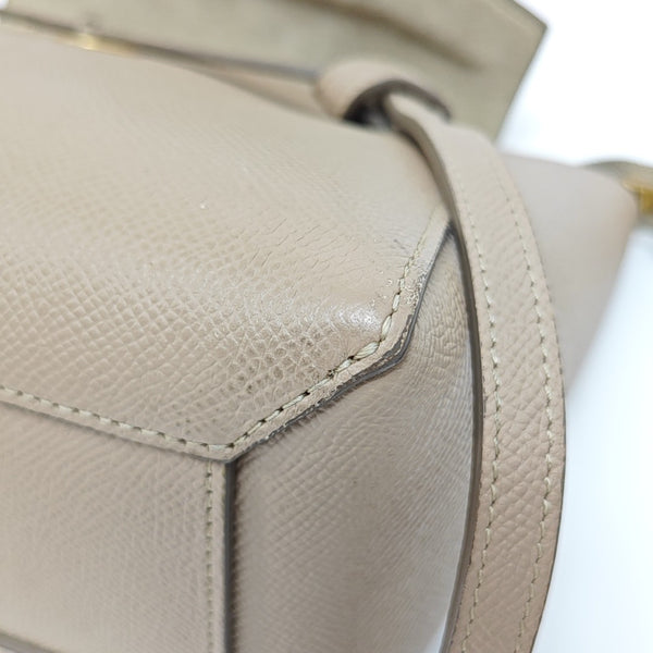 BELT Nano Calfskin Beige