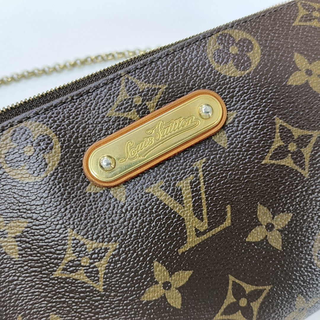 EVA Monogram Coated Canvas Brown