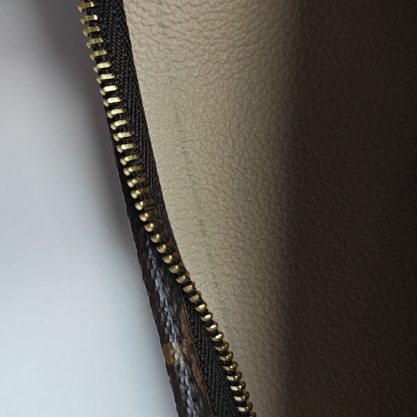 TOILET POCKET 19 Monogram Coated Canvas Brown