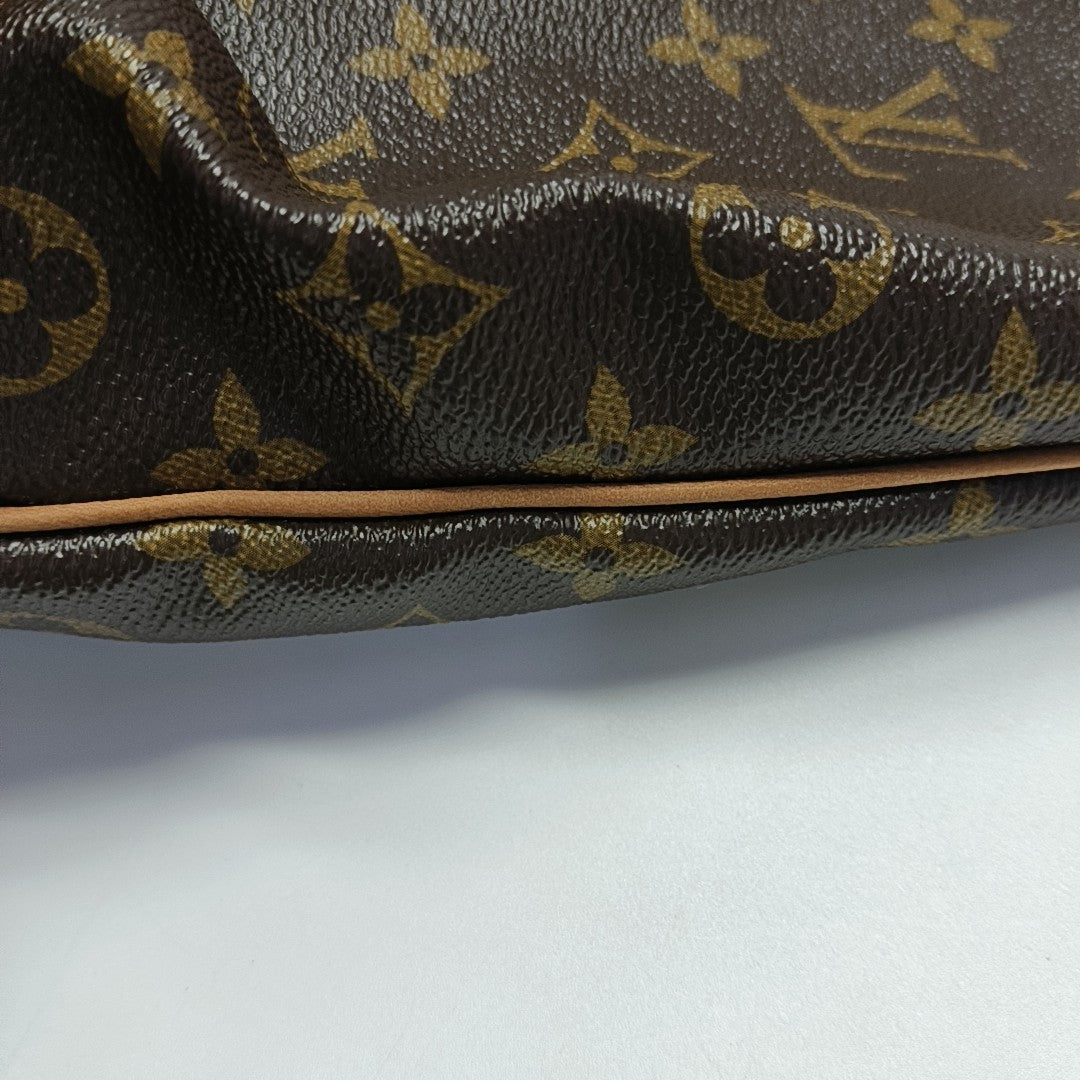 PALERMO PM Monogram Coated Canvas Brown