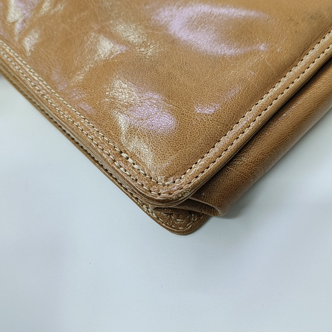 Calfskin Tote Bag Brown