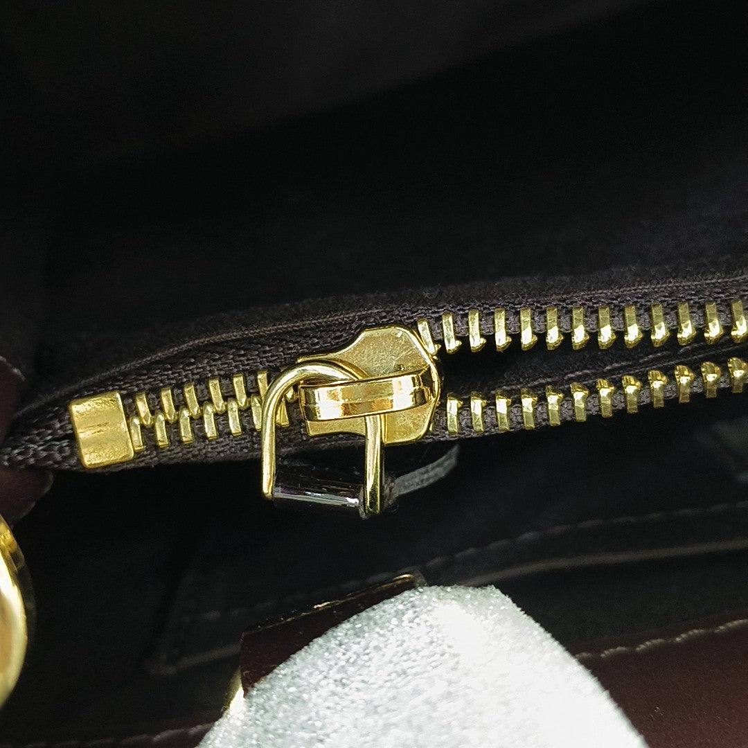 MONTAIGNE BB Monogram Patent Leather Red