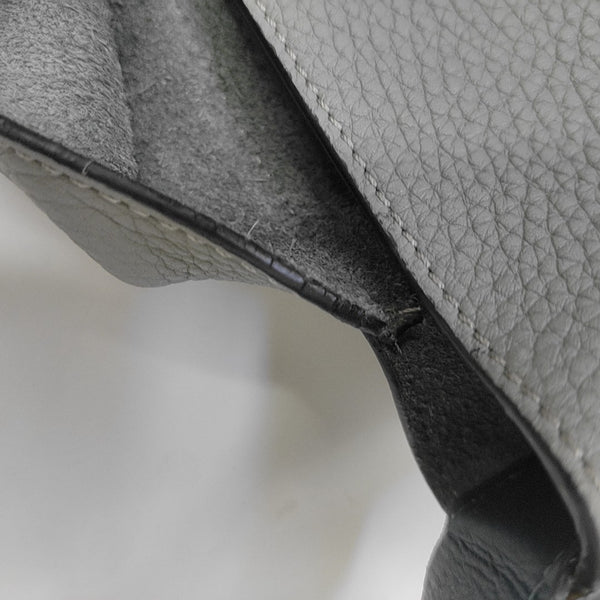 Calfskin Shoulder Bag Gray