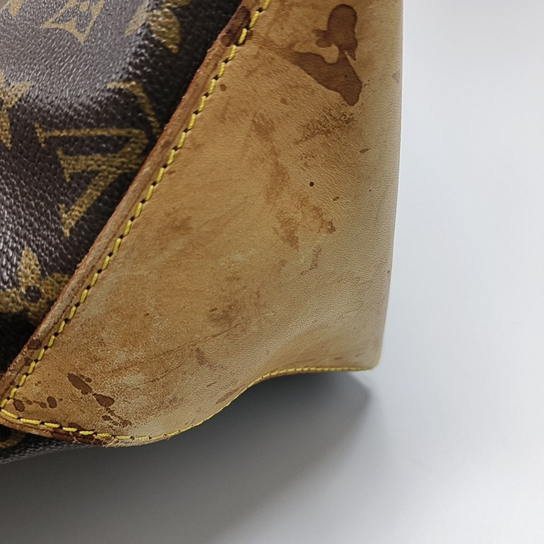 CABAS MEZZO Monogram Coated Canvas Brown