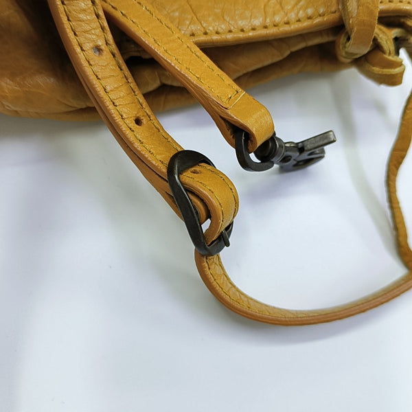 Classic City Small Lambskin Yellow